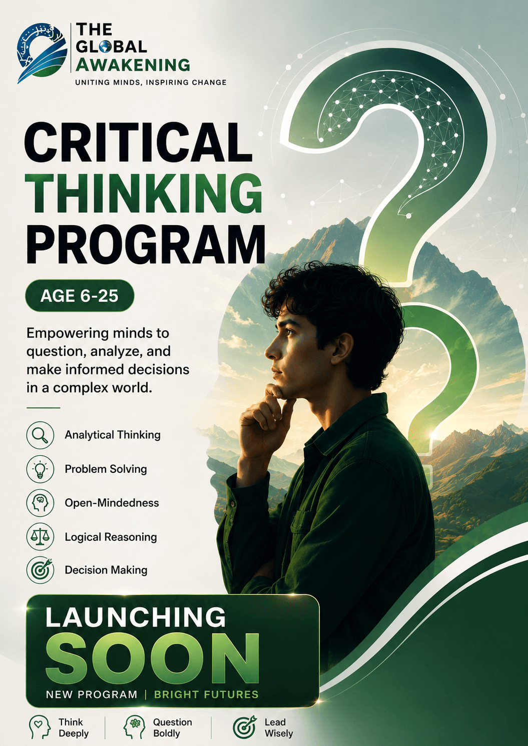 Critical Thinking Program poster